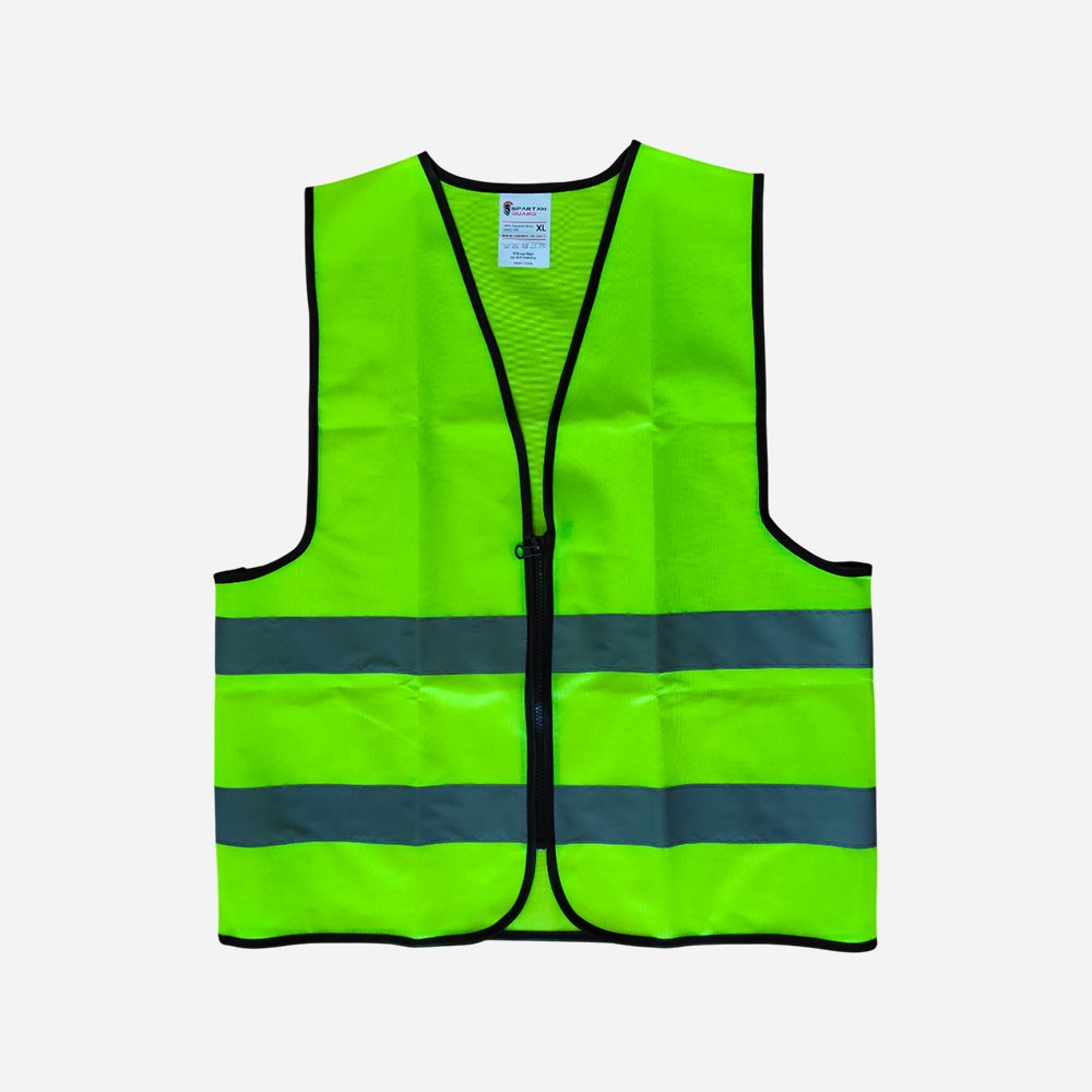 SPARTAN GUARD SAFETY VEST 120GSM, POLYSTER GREEN