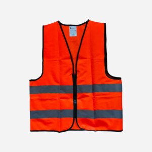 120GSM, POLYSTER ORANGE SPARTAN GUARD SAFETY VEST