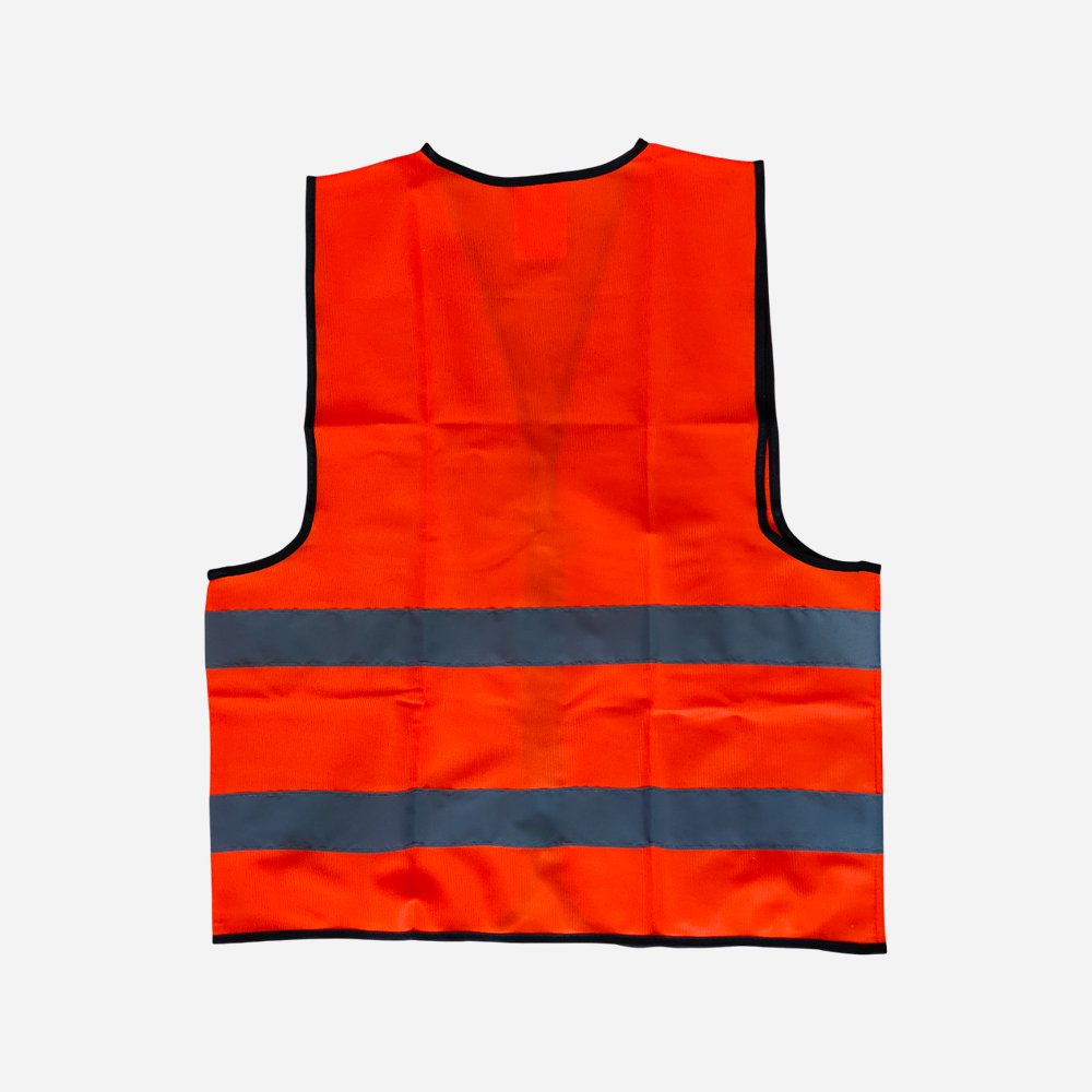 120GSM, POLYSTER ORANGE SPARTAN GUARD SAFETY VEST - Image 2