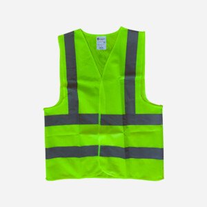 SG-1292 120 GSM SAFETY VEST WITH VELCRO GREEN SPARTAN GUARD