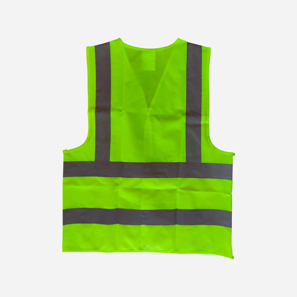 SG-1292 120 GSM SAFETY VEST WITH VELCRO GREEN SPARTAN GUARD - Image 2