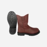 Spartan Guard SG-Rigboot Safety Shoe With Steel Toe Cap and Goodyear Welted Rubber Outsole