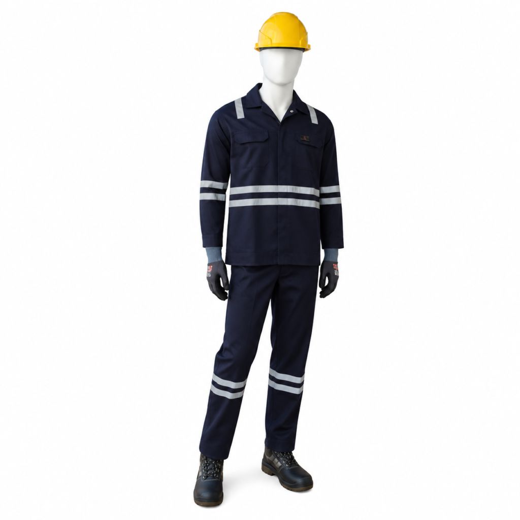 260 GSM Flame Retardant Cotton Pant & Shirt Set